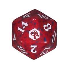 Adventures in the Forgotten Realms: D20 Die (Red)